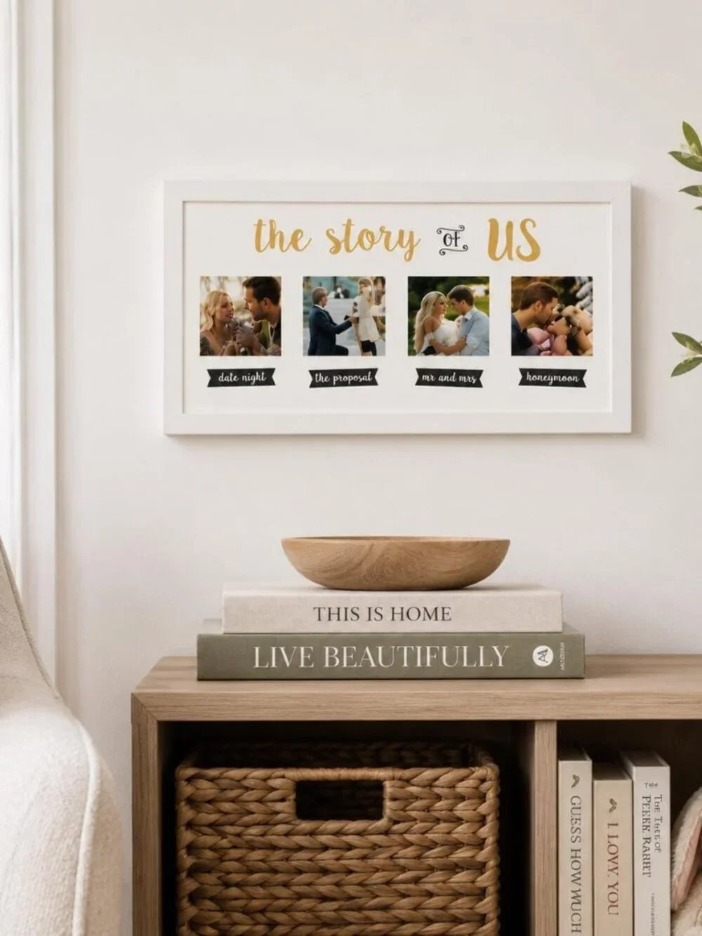 NWT Kate & Milo The Story of Us Wedding Collage Frame 4x4 Photos